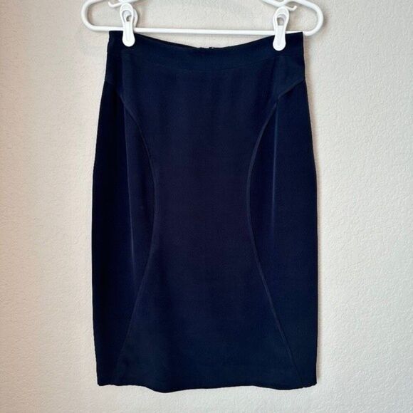 Rebecca Minkoff Dresses & Skirts - Rebecca Minkoff Navy Blue Silk Skirt Size 6